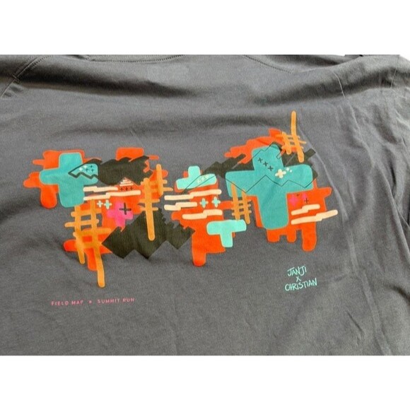 Janji Top Lot Circuit Knit Sweatshirt Summit Run T shirt Men's Size Large Hiking - Picture 2 of 11